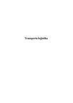 Research Papers 'Transporta loģistika', 1.