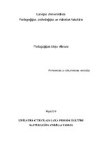 Research Papers 'Pedagoģijas ideju vēsture', 1.