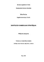 Research Papers 'Digitālās komercijas stratēģija', 1.