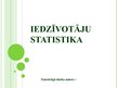 Presentations 'Iedzīvotāju statistika', 1.