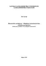 Research Papers 'Humīnvielu mēslojums - bioloģiskās lauksaimniecības attīstības perspektīva', 1.