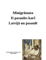 Summaries, Notes 'Minigrāmata II pasaules karš Latvijā un pasaulē', 1.