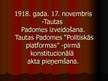 Presentations '1918.gada 17.novembris - Tautas padomes izveidošana', 1.