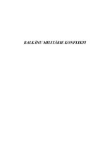 Research Papers 'Balkānu militārie konflikti', 1.