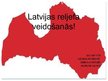 Presentations 'Latvijas reljefa veidošanās', 1.