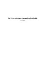 Research Papers 'Latvijas valdība otrās neatkarības laikā', 1.
