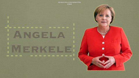 Presentations 'Angela Merkele kā pasaules līderis - apraksts', 1.