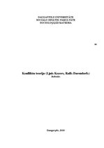Research Papers 'Konfliktu teorija (Ljuis Kozers, Ralfs Darendorfs)', 1.