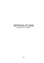 Business Plans 'SIA "Finansistes" - grāmatvedības pakalpojumi', 1.