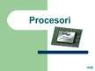 Presentations 'Procesori', 1.