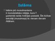 Presentations 'Islāms', 2.