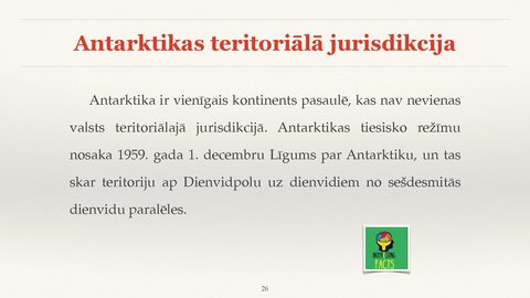 Presentations 'Valsts jurisdikcijas jēdziens', 26.