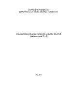 Practice Reports 'Laboratorijas darbu pārskats augsnes zinātnē', 1.
