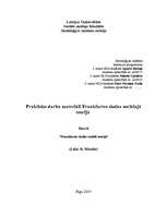 Summaries, Notes 'Praktisko darbu materiāli Frankfurtes skolas sociālajā teorijā', 1.