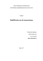 Research Papers 'SolidWorks', 1.