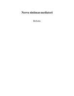 Research Papers 'Nervu sistēmas mediatori', 1.