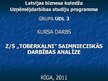 Presentations 'Z/s "Toberkalni" saimnieciskās darbības analīze', 1.