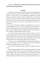 Term Papers 'Inovācijas diplomātijā kā pamats transnacionālo korporāciju ienākšanai un ilgter', 4.