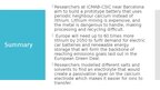 Presentations 'New batteries could share a unique bond - article analysis', 2.