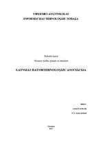 Research Papers 'Latvijas Datortehnoloģiju asociācija', 1.