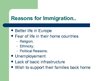 Presentations 'European Union Immigration Policy', 4.