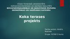 Research Papers 'Koka terases projekts', 23.