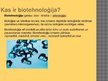 Presentations 'Biotehnoloģijas izmantošana slimību ārstēšanā', 2.