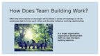 Presentations 'Team Building', 5.