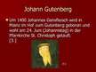 Presentations 'Johann Gutenberg', 2.