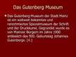 Presentations 'Johann Gutenberg', 10.