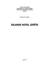 Research Papers 'Viesnīcas "Islande Hotel" izpēte', 1.