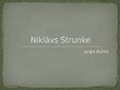 Presentations 'Niklāvs Strunke', 1.