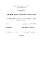 Term Papers 'SIA "Radio Sigulda" saimnieciskās darbības analīze', 1.