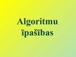 Presentations 'Algoritmi', 7.