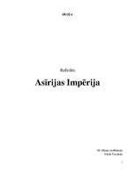 Research Papers 'Asīrijas impērija', 1.