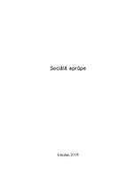 Research Papers 'Sociālā aprūpe', 1.