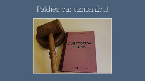 Presentations 'Izlīgums civilprocesā', 18.