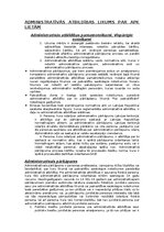 Summaries, Notes 'Konspekts par administratīvā pārkāpuma lietām', 1.