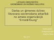 Presentations 'Darba un ģimenes dzīves līdzsvara savienošana atkarībā no amata organizācijā "Er', 1.