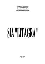 Business Plans 'Biznesa plāns SIA "Litagra"', 1.