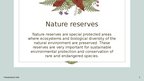 Presentations 'Nature reserves', 3.
