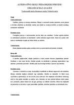 Summaries, Notes 'Alternatīvo skolu pedagoģisko procesu organizācijas analīze', 2.