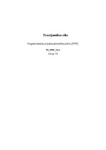 Research Papers 'Programmatūras projekta pārvaldības plāns (PPPP)', 1.