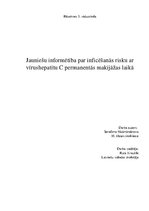 Research Papers 'Jauniešu informētība par inficēšanās risku ar vīrushepatītu C permanentās makijā', 1.