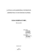 Research Papers 'Lejas dzirnavu HES', 1.