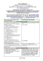 Samples 'Individuālo aizsardzības līdzekļu saraksts', 1.