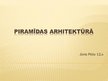 Presentations 'Piramīdas arhitektūrā', 1.