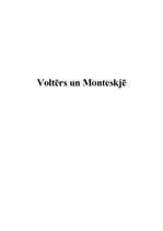 Research Papers 'Voltērs un Monteskjē', 1.