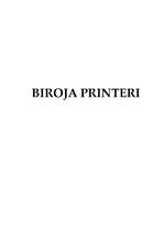 Research Papers 'Biroja printeri', 1.
