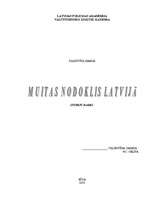 Research Papers 'Muitas nodoklis Latvijā', 1.